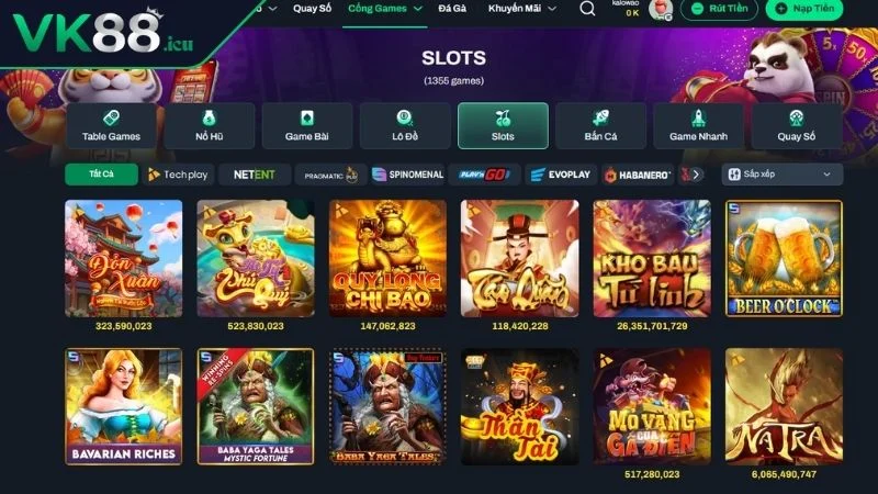 Slots VK88 - Sân Chơi Săn Thưởng Trúng Jackpot Siêu Khủng Giới thiệu về nền tảng slots VK88