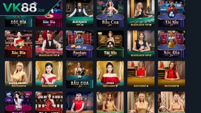 Live Casino VK88 - Địa Chỉ Chơi Casino Trực Tuyến Chuyên Nghiệp Khám phá những trò chơi hốt bạc tại live casino VK88